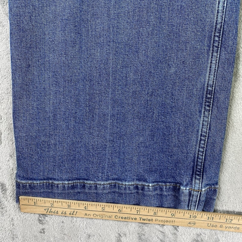 Anthropologie Pilcro The Skipper Cropped Wide Leg Jeans Womens 34 Blue High Rise - Picture 14 of 16